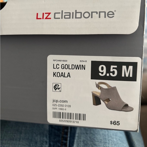 Beige Block Heel Sandals - Picture 5 of 5